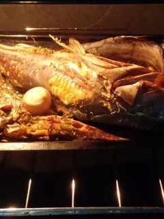 Una foto de Boga al horno condimentado