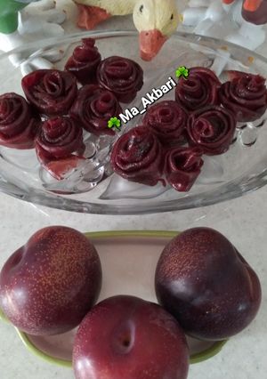 عکسی از دستور 🌺لواشک آلوچه قرمز