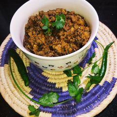 A picture of Shaljum (Turnip) And Palak (Spinach) Ki Bhujiya.