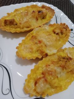 صورة لوصفة ميني كيش بالدجاج و الجبن 😋