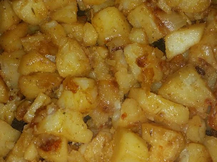 Recipe Fried potatoes with onions the Delicious Delicious
