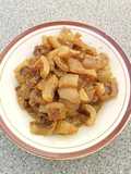 Tumis cingur / kikil bumbu kuning