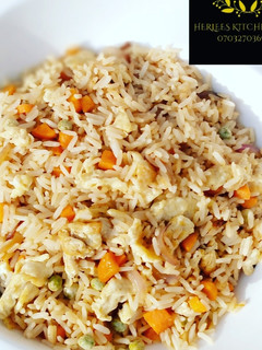 A picture of Chinese Fried rice.