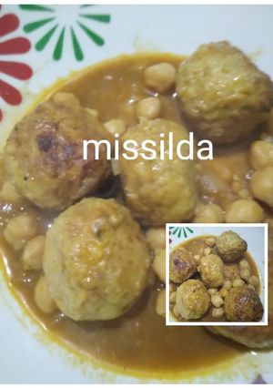 صورة لوصفة شطيطحة حمص بكريات الدجاج🇩🇿🇩🇿