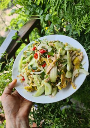 Hình của món Nộm gà xé phay.