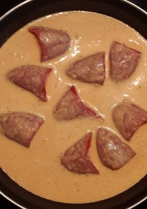 Una foto de Pimientos del piquillo rellenos de carne