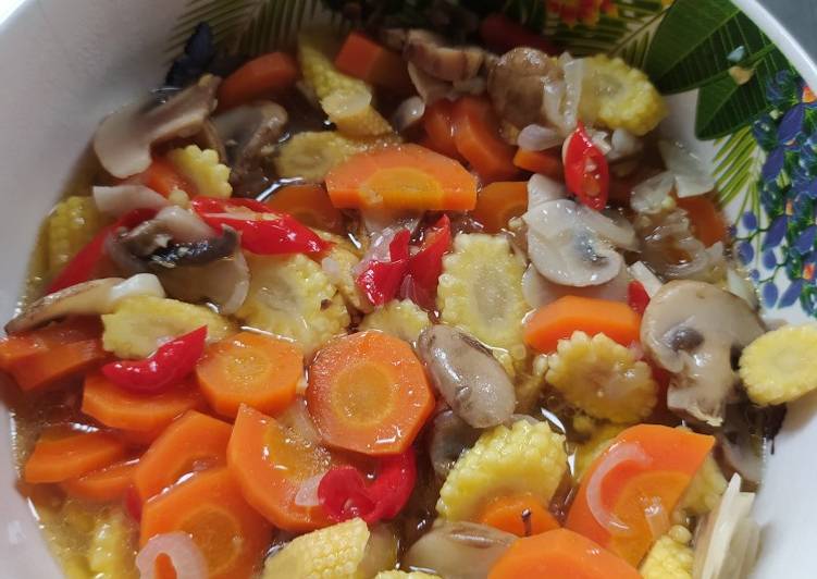 Resep Tumis Jamur &amp; Jagung Muda, Enak Banget