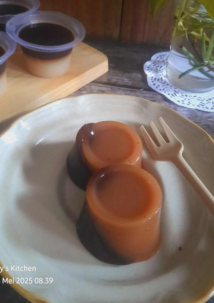 Foto resep Milky Tea Choco Puding