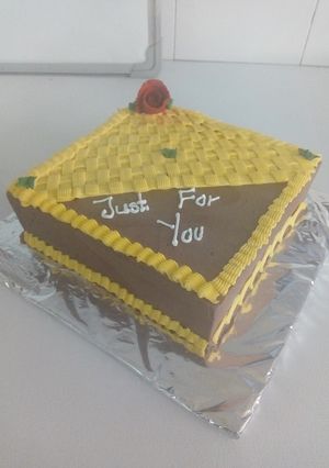 A picture of Chocolate cake recipe.
