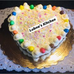 A picture of Heart Shaped Easter cake:.