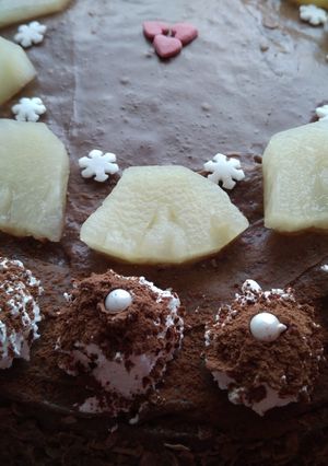 Ananászos csokitorta egyszerűen recept fotója
