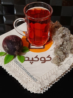عکسی از دستور دمنوش چای کوهی و لبو🫖