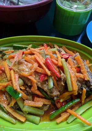 Foto resep Ayam acar bumbu kuning