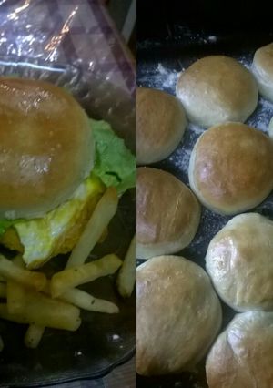Una foto de Pan para hamburguesas con harina Pureza