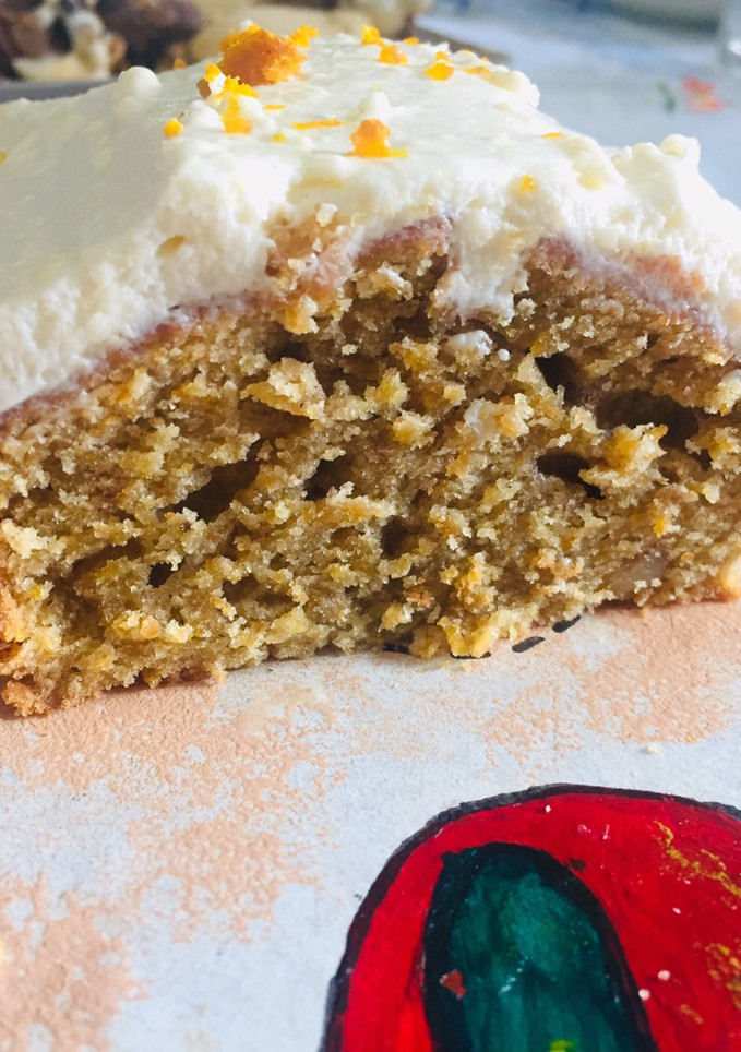 Una foto de Budín de zanahoria o Carrot Cake 🥕👌🏻
