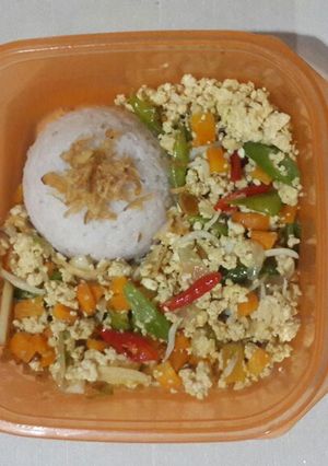 Foto resep Nasi Kongbap Orak Arik Teri