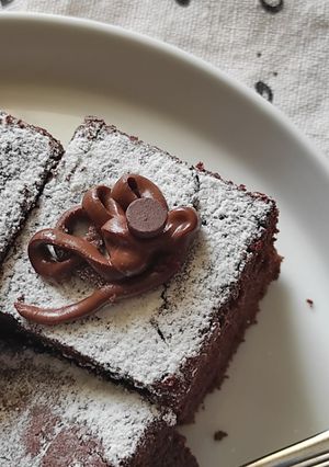 Foto resep Kladdkaka / Swedish Chcocolate Cake