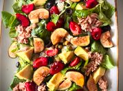 Una foto de cerezas saludable