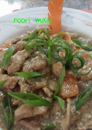A picture of Chinese Chicken with Oyster Sauce.