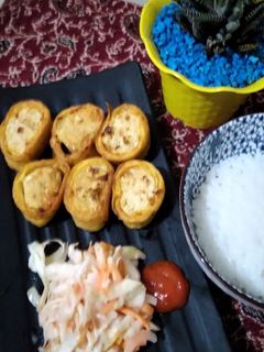 Foto resep Egg Roll Ayam Sawi