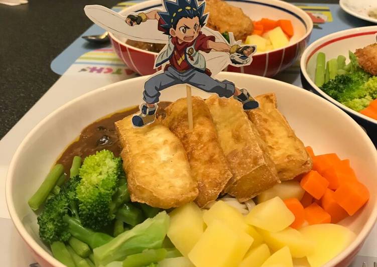Mie kari vegetarian