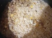 Una foto de arroz blanco