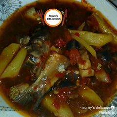 A picture of Fish pepper soup.