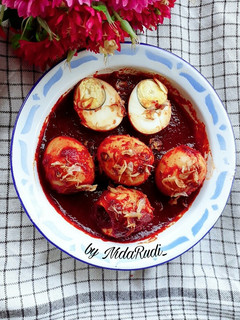 Foto resep Hintalu Masak Habang (Telur Bumbu Bali Banjar)