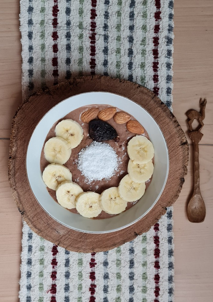 Una foto de Desayuno completo 🥣 Smoothie bowl energético