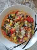 Cous cous con minestrone leggero 🥕🥒🍅