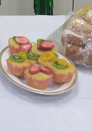 صورة لوصفة كب كيك لاول مرة ببيضة واحدة فقط وهش ولا اروع