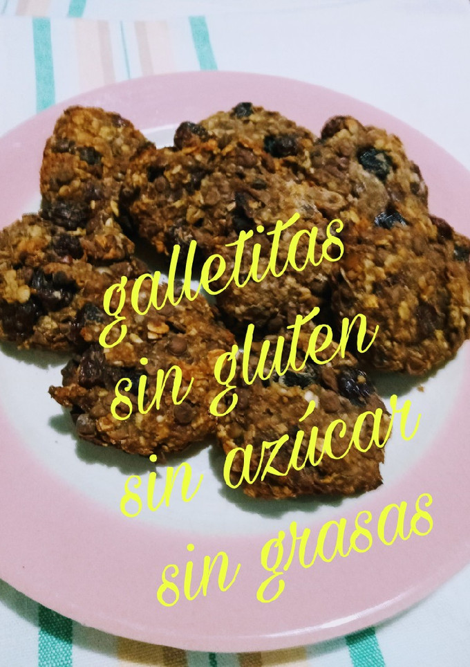 Una foto de Galletitas de lentejas y pasas de uva