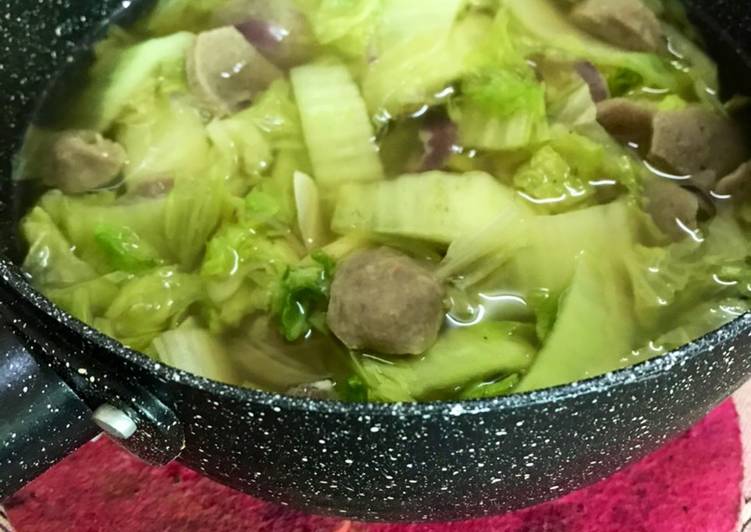 Resep masakan Sawi kuah bakso | Resep Bumbu Sawi kuah bakso Yang Enak Dan Lezat