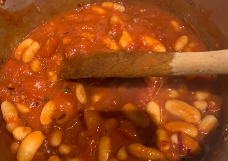 Easy baked beans