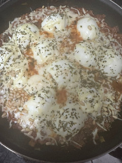 Una foto de 494. Huevos en sartén (principal carne)