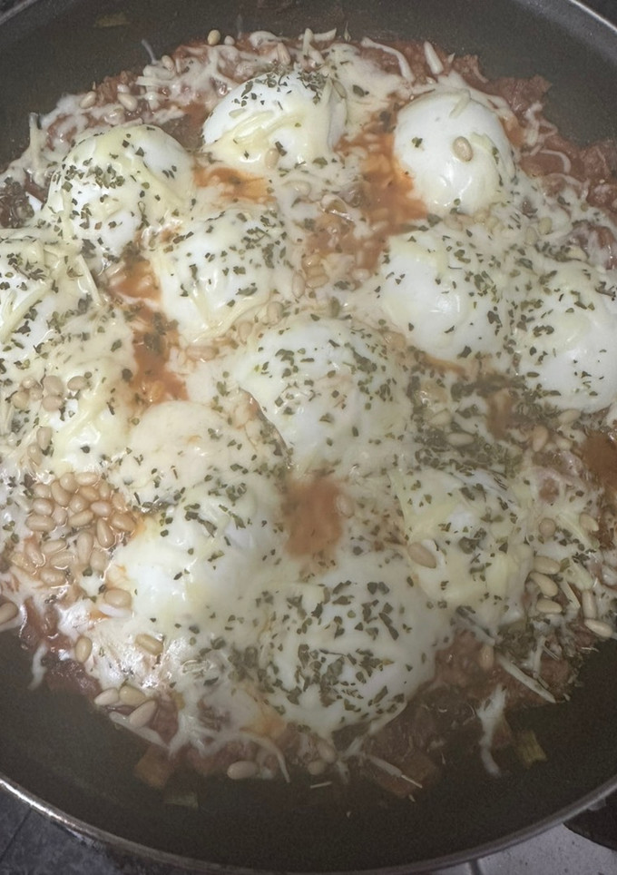 Una foto de 494. Huevos en sartén (principal carne)