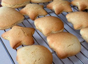 O poză a rețetei Biscuiți cu aromă de portocale.