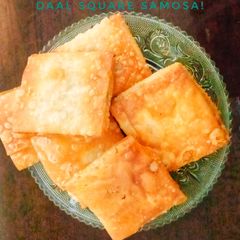 A picture of Dal Square Samosa!.