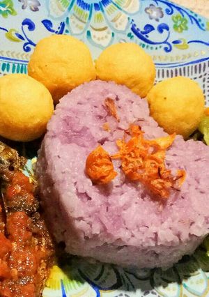 Foto resep Nasi Ubi Ungu / Nasi Telo