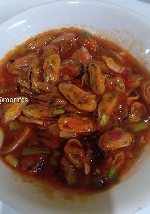 Foto resep Kerang kupas Saos lada hitam