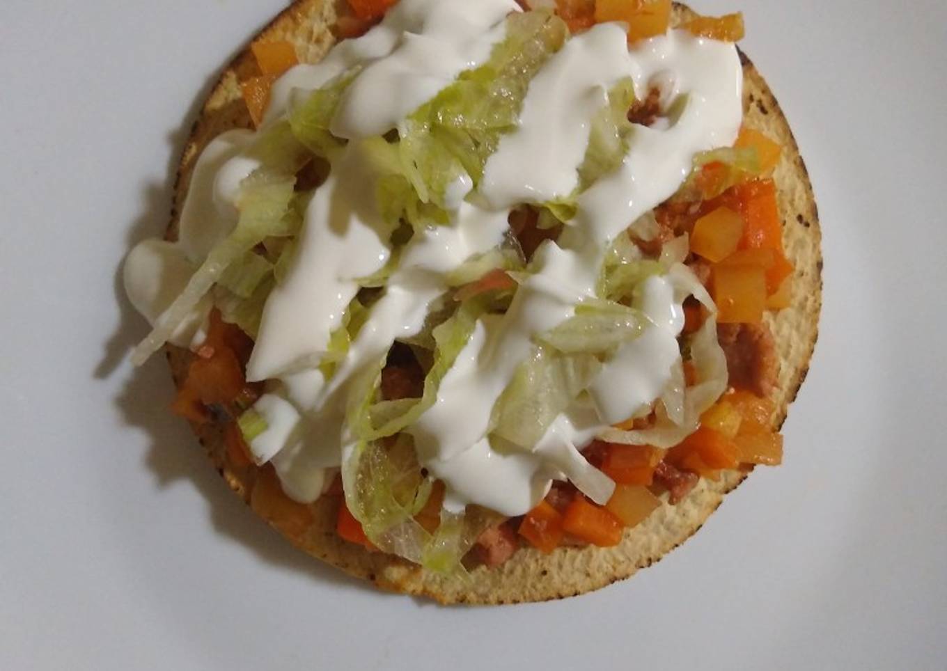 Tostadas de picadillo