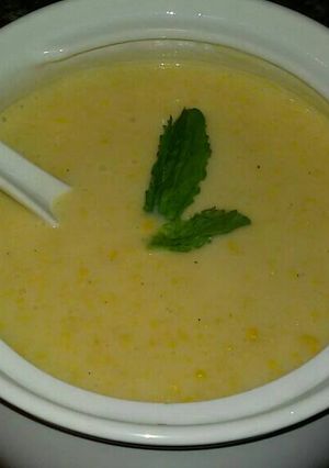 صورة لوصفة شوربة ذرة