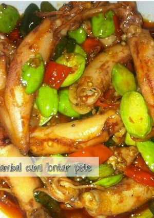 Foto resep Sambal cumi lontar pete ala Spicy Corner