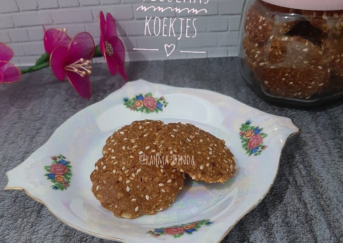 Speculaas Koekjes / Speculaas Cookies / Kue Kering Spekuk