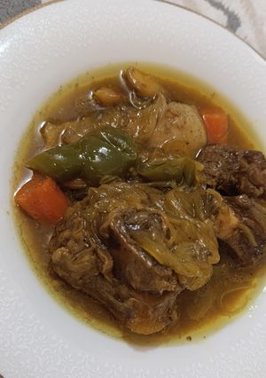 عکسی از دستور چلوگوشت مجلسی