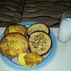 A picture of Toasted bread - two ways.