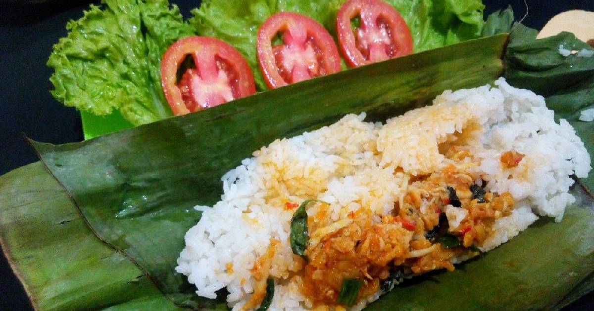 Resep Nasi bakar teri medan tempe oleh Inne Cookpad