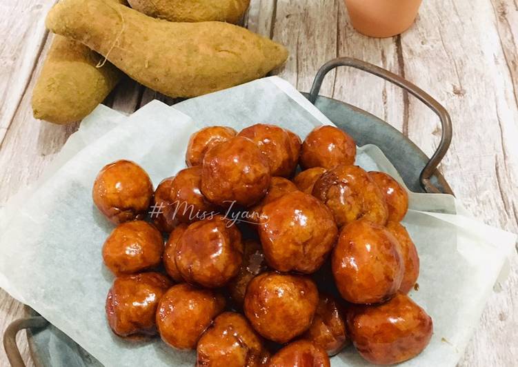 Cara Mudah Memasak Keria Bebola Gula Apong yang Bergizi