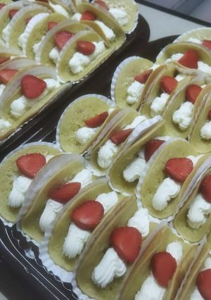 Foto resep Pancake Lipat Isi Buah