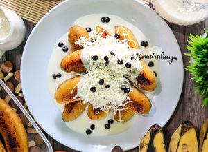 Foto resep Pisang berendam vla keju prochiz spready